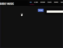 Tablet Screenshot of godlymusic.org